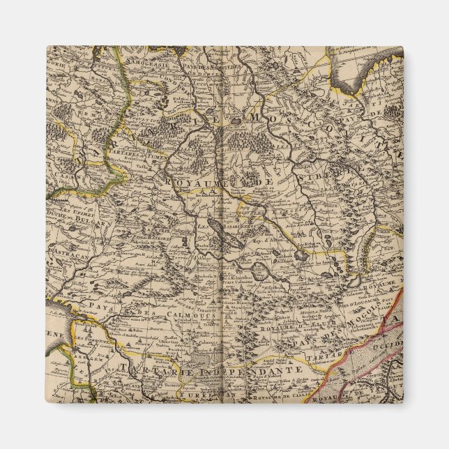 Russia, China, Asia Magnet (Front)