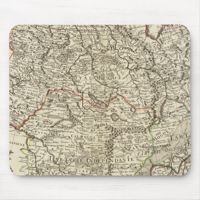 Russia, China, Asia Mouse Mat (Front)