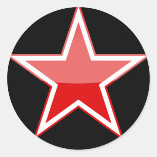 russia classic round sticker