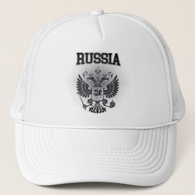 Russia Coat of Arms Trucker Hat (Front)