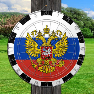 Russia Dartboard & Russian Flag / game board