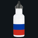 Russia Flag 532 Ml Water Bottle<br><div class="desc">Patriotic flag of Russia.</div>