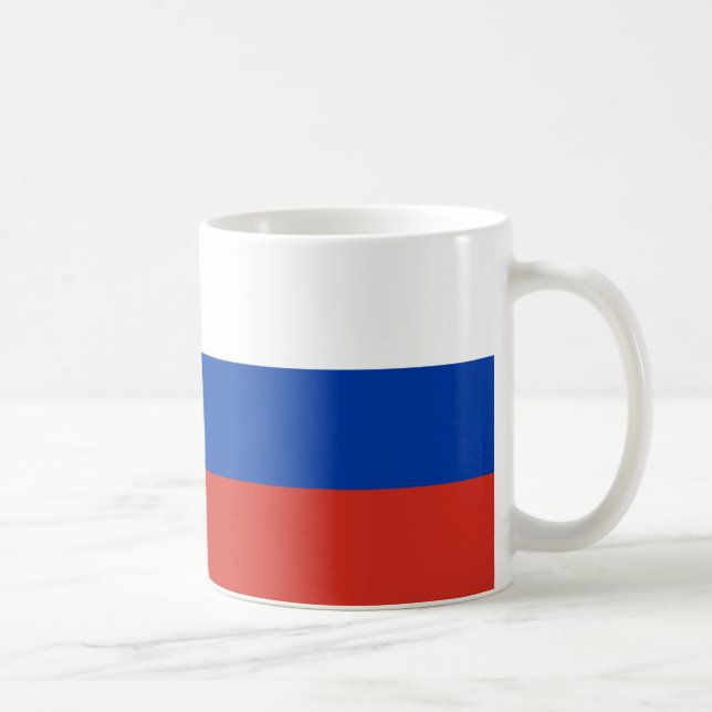  Russia Flag Ceramic Coffee Mug (Right)