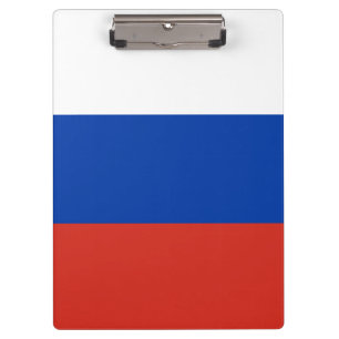 Russia flag clipboard