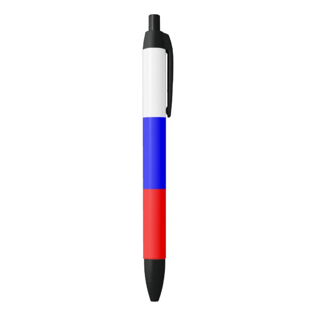 RUSSIA flag colours Black Ink Pen (Bottom (Vertical))