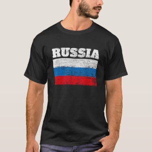 Russia Flag Cool design Gifts Idea T Shirt