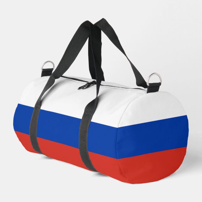 Russia flag duffle bag (Left Corner)