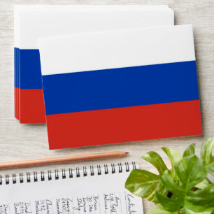 Russia flag envelope