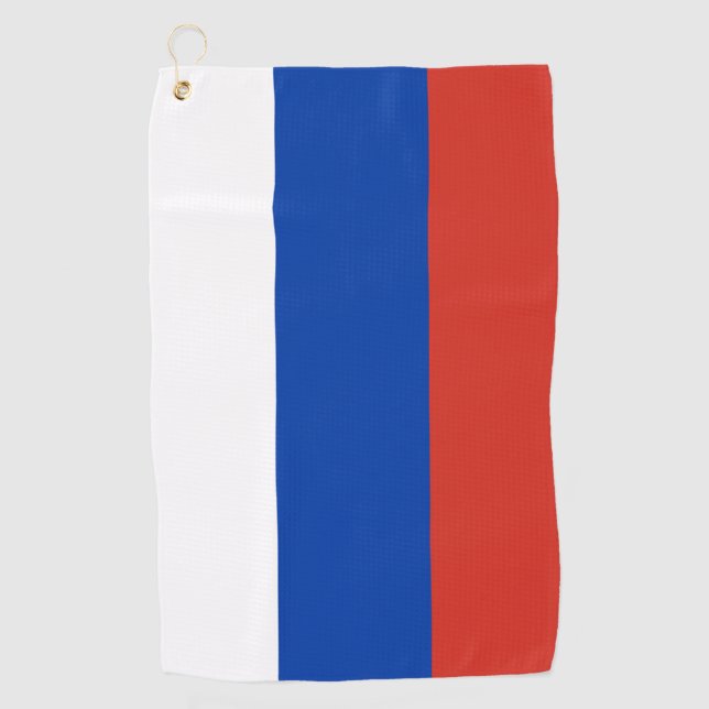 Russia Flag Golf Towel (Front)