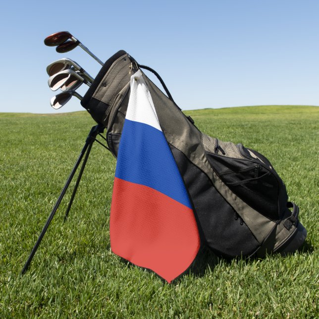 Russia flag golf towel (Green)