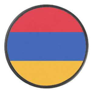Russia Flag Hockey Puck
