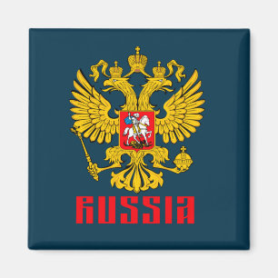 Russia Flag Imperial Eagle Russian Orthodox Magnet