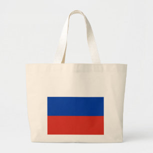 Russia Flag Large Tote Bag