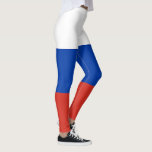 Russia Flag Leggings<br><div class="desc">Patriotic flag of Russia.</div>
