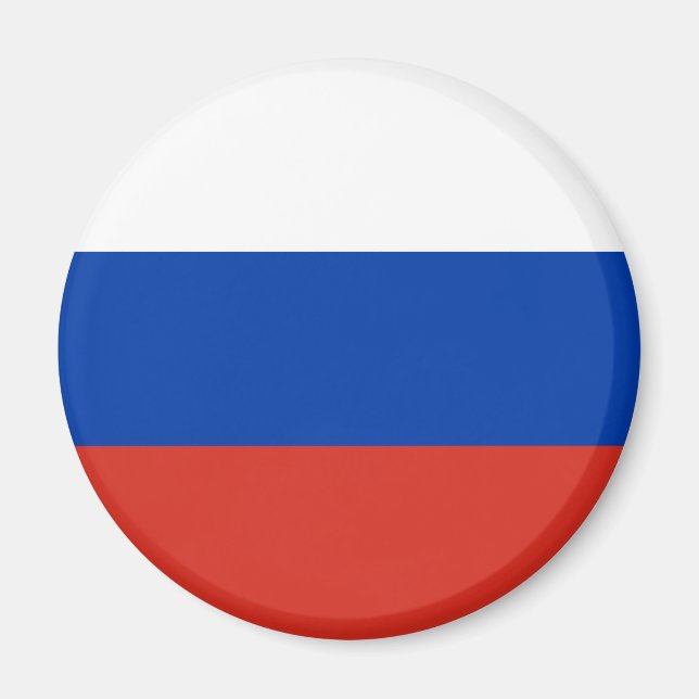 Russia flag magnet (Front)