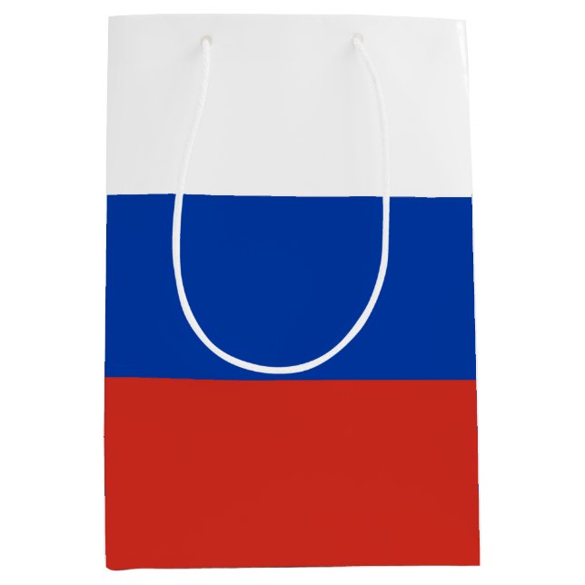 Russia flag medium gift bag (Front)