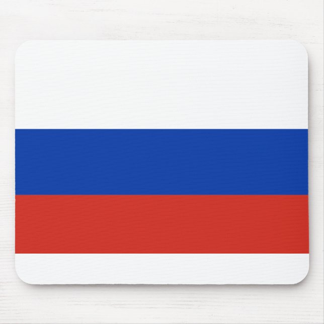 Russia Flag Mouse Mat (Front)