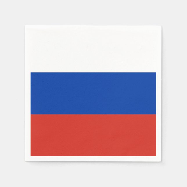 Russia Flag Napkin (Front)