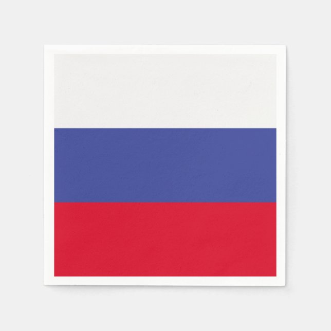 Russia Flag Napkin (Front)