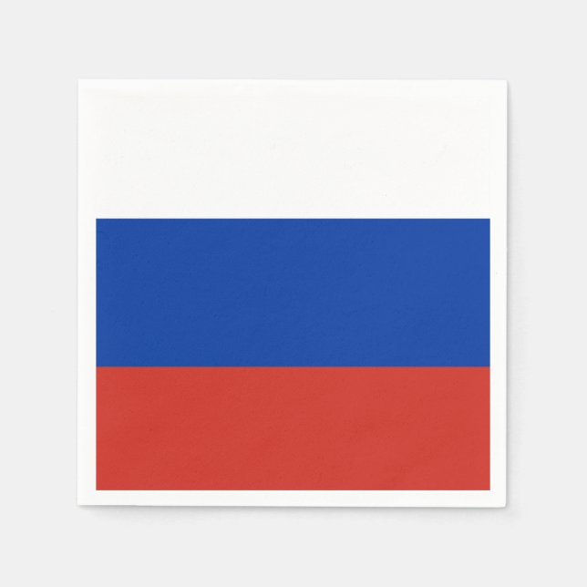 Russia flag napkin (Front)