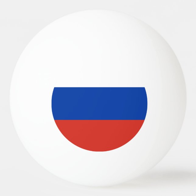Russia flag ping pong ball (Front)