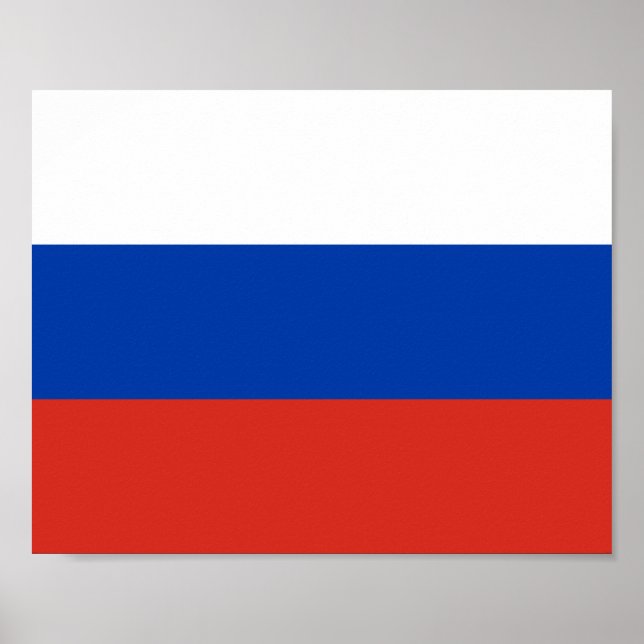 Russia Flag Poster (Front)
