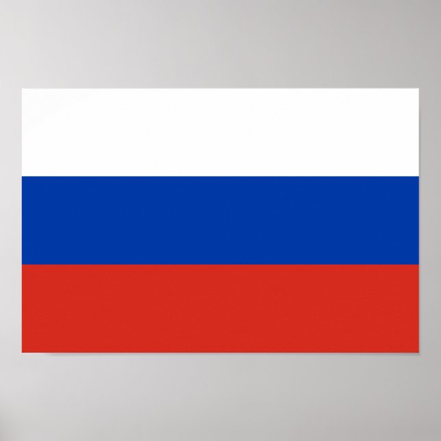 Russia Flag Poster (Front)