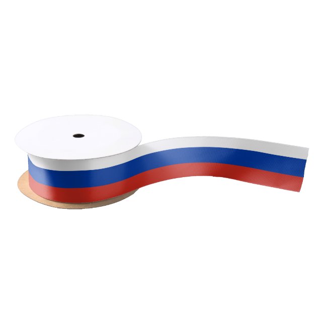 Russia Flag Satin Ribbon (Spool)