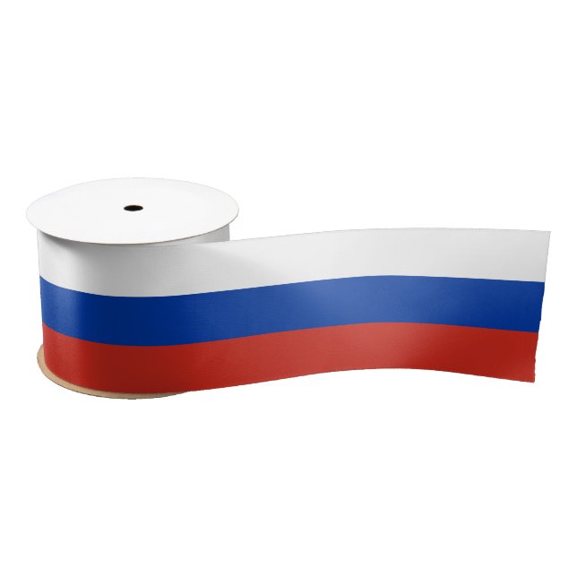 Russia Flag Satin Ribbon (Spool)