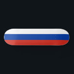 Russia Flag Skateboard<br><div class="desc">Patriotic flag of Russia.</div>