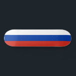 Russia Flag Skateboard<br><div class="desc">Patriotic flag of Russia.</div>