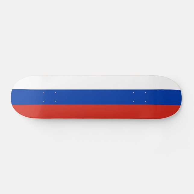 Russia Flag Skateboard (Horz)