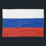 Russia flag tea towel<br><div class="desc">An ideal gift for all those who are patriotic of their country!</div>