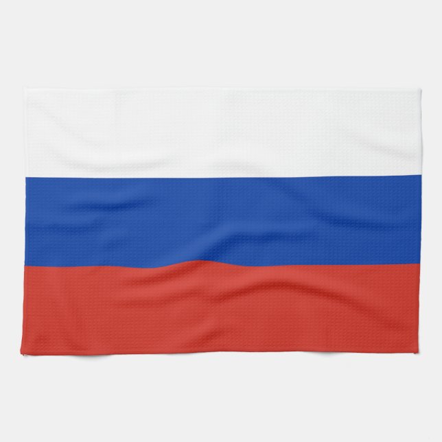 Russia flag tea towel (Horizontal)