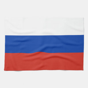 Russia Flag Tea Towel