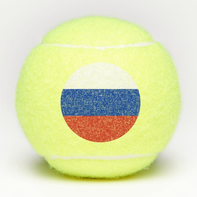 Russia Flag Tennis Balls (Front)