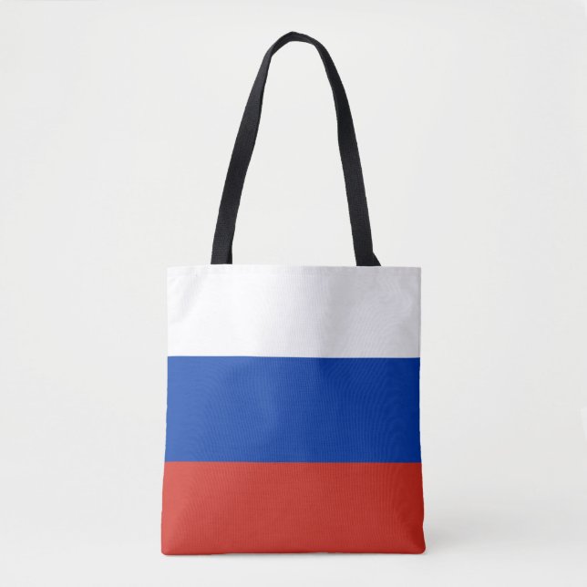 Russia Flag Tote Bag (Front)