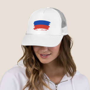 Russia flag trucker hat