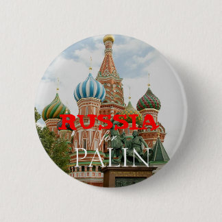 Russia for Palin 6 Cm Round Badge
