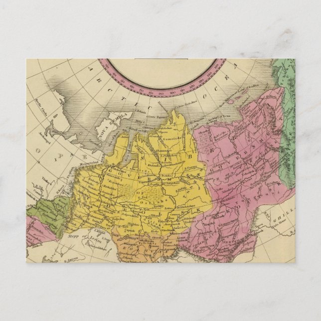 Russia in Asia Postcard (Front)
