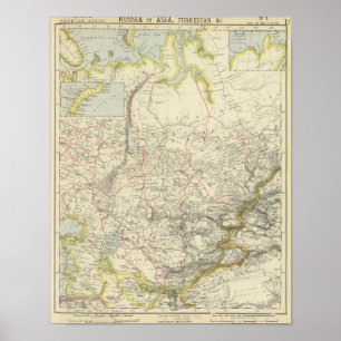 Russia in Asia Poster