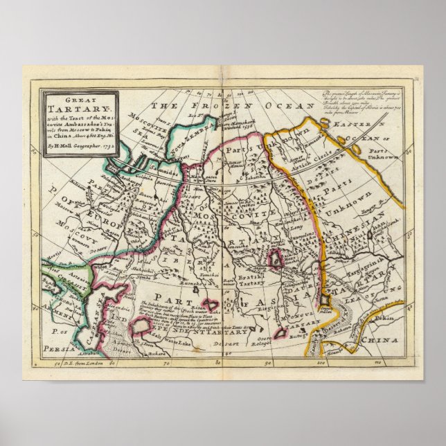 Russia, Kazakhstan, Asia Poster (Front)