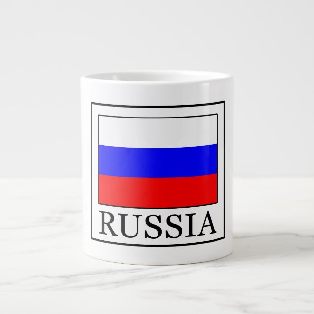 Russia Large Coffee Mug (Front)