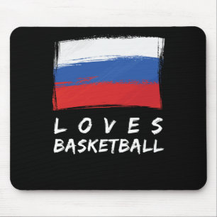 Russia Loves Basketball Mouse Mat