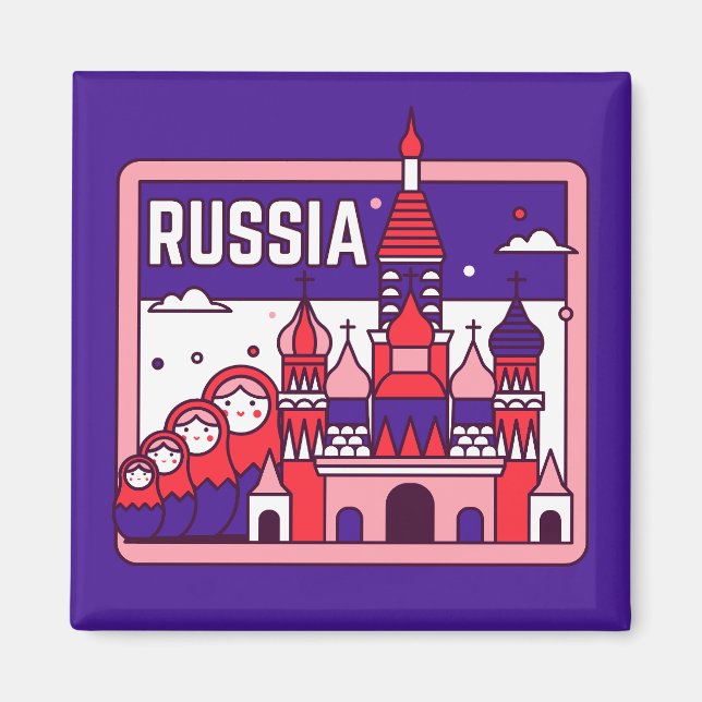 Russia Magnet (Front)
