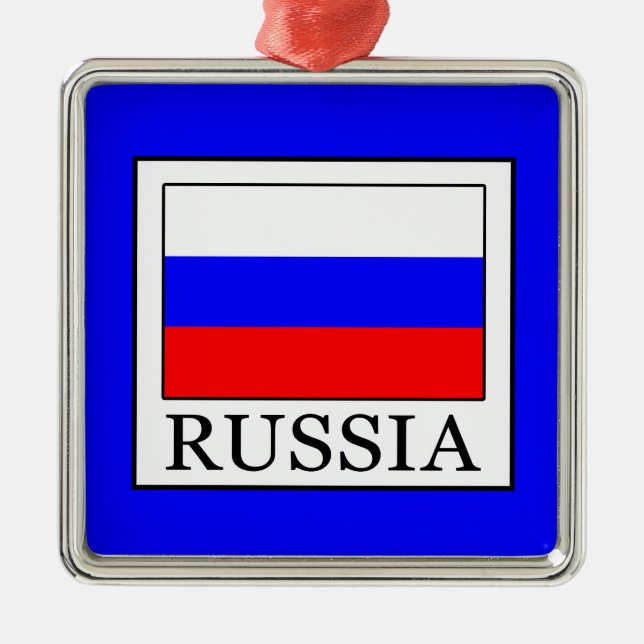 Russia Metal Tree Decoration (Front)