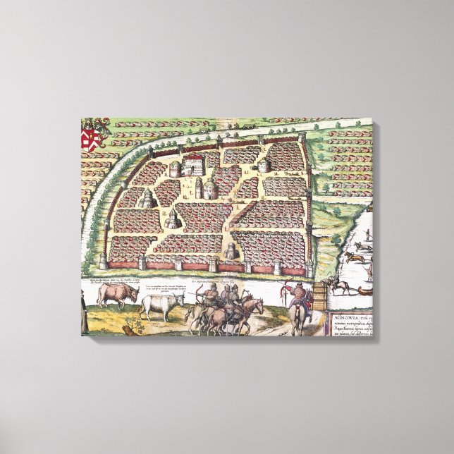 RUSSIA: MOSCOW, 1591 CANVAS PRINT (Front)