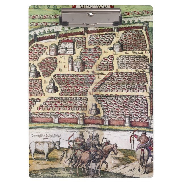 RUSSIA: MOSCOW, 1591 CLIPBOARD (Front)