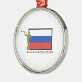 RUSSIA MOSCOW MISSION LDS CTR METAL TREE DECORATION (Left)