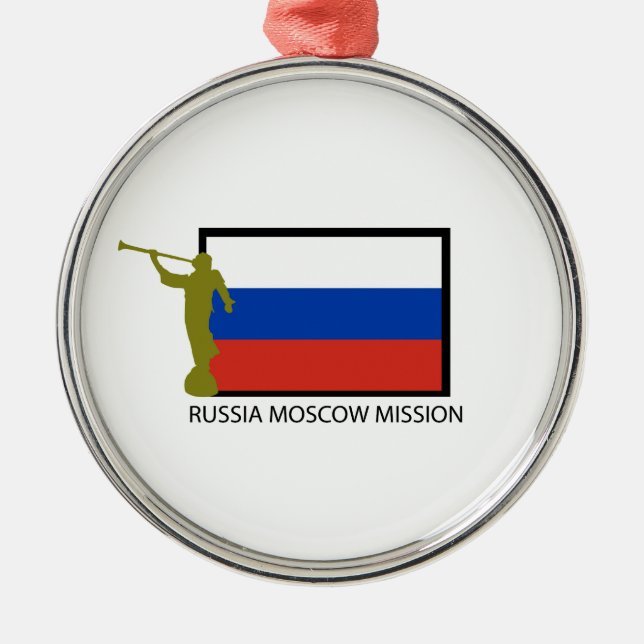 RUSSIA MOSCOW MISSION LDS CTR METAL TREE DECORATION (Front)